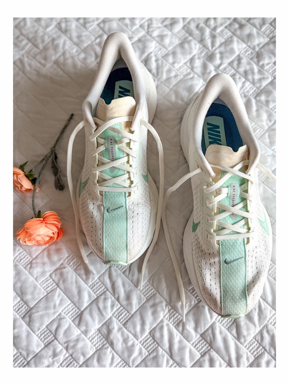 Nike Pegasus Plus ZoomX Running Shoes White Mint Green Women’s US 9 FQ7261-103